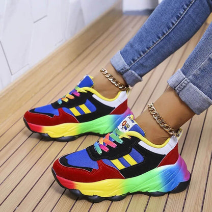 Chunky Platform Sneakers - Black