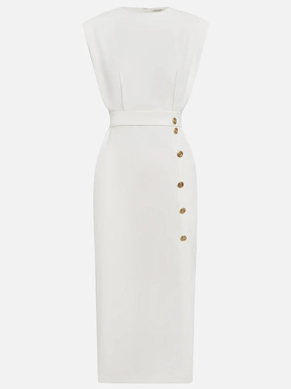 Sleeveless Bodycon Midi Dress