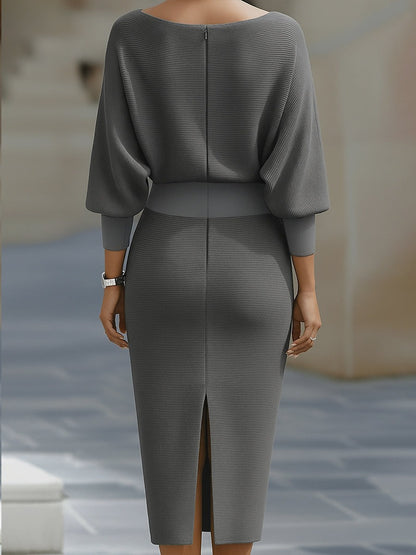 Bodycon Midi Sweater Dress