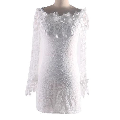 Women's Off-Shoulder Floral Bodycon Mini Dress