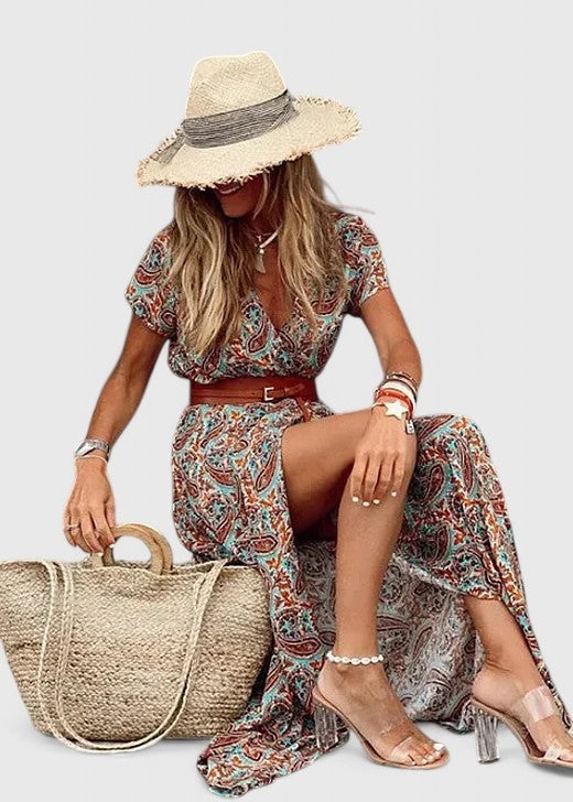 Floral Boho Maxi Dress