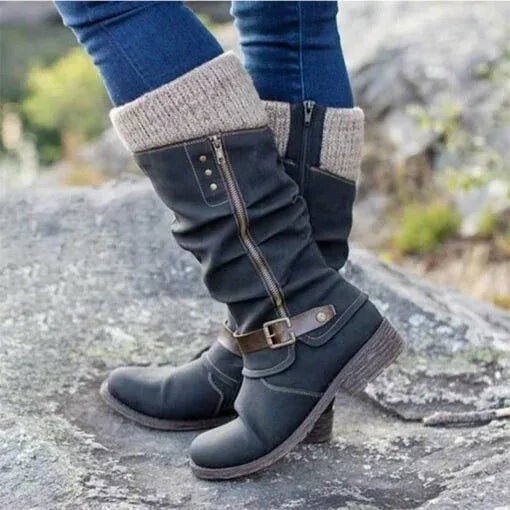 Winter Ankle Boots - Black