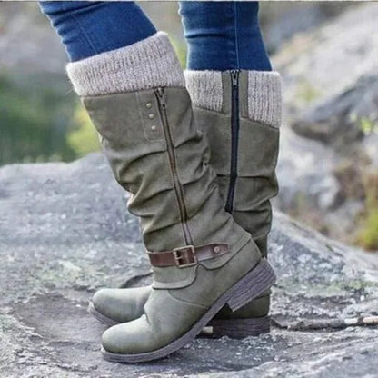 Winter Ankle Boots - Grey