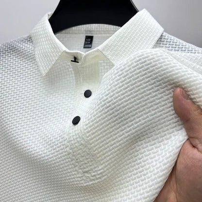 Knit Polo Shirt - White