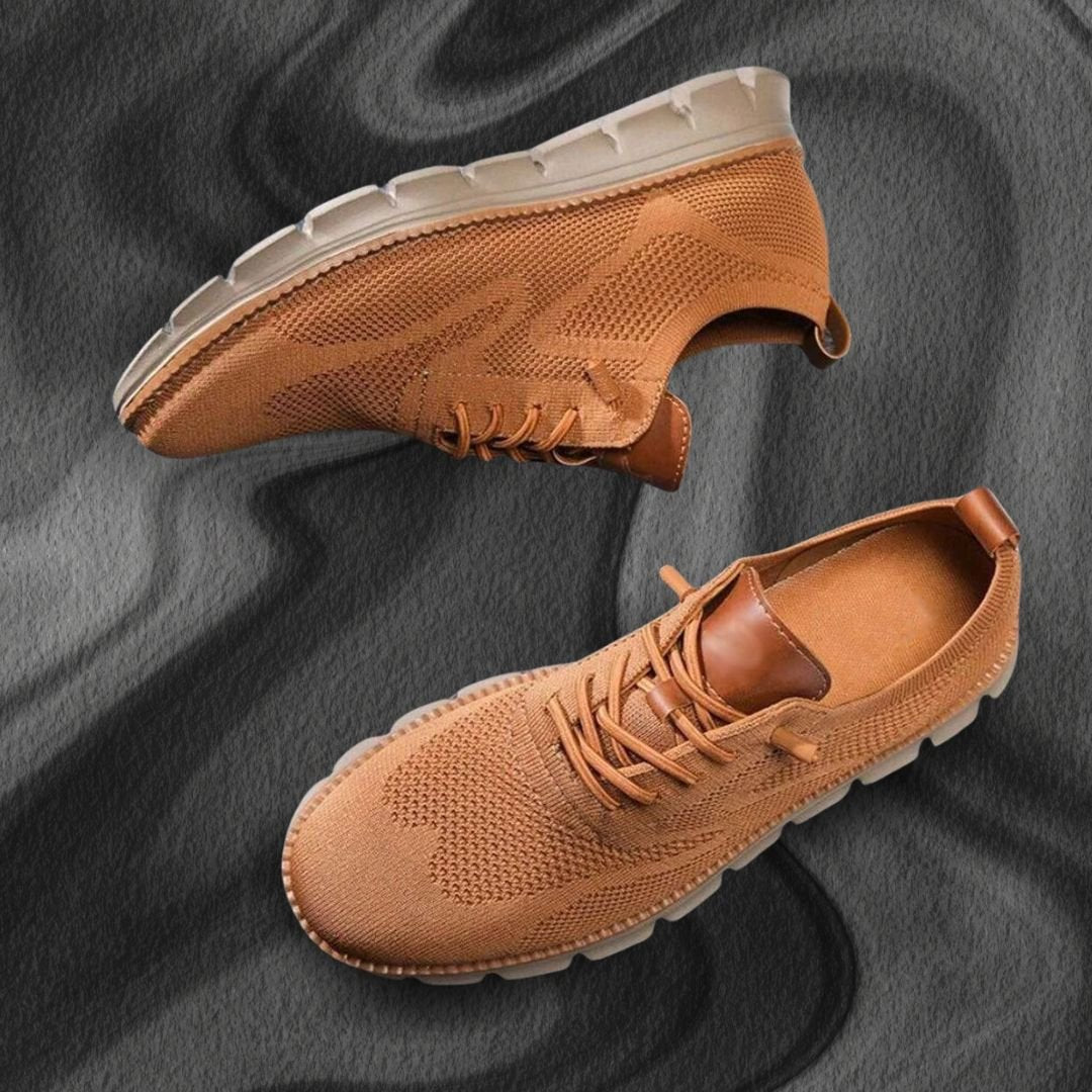 Men's Knit Lace-Up Sneakers
