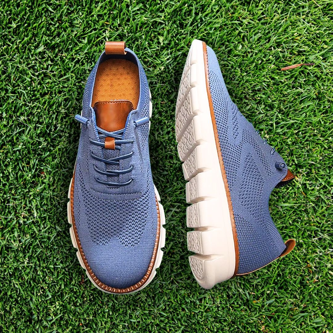 Men's Knit Lace-Up Sneakers