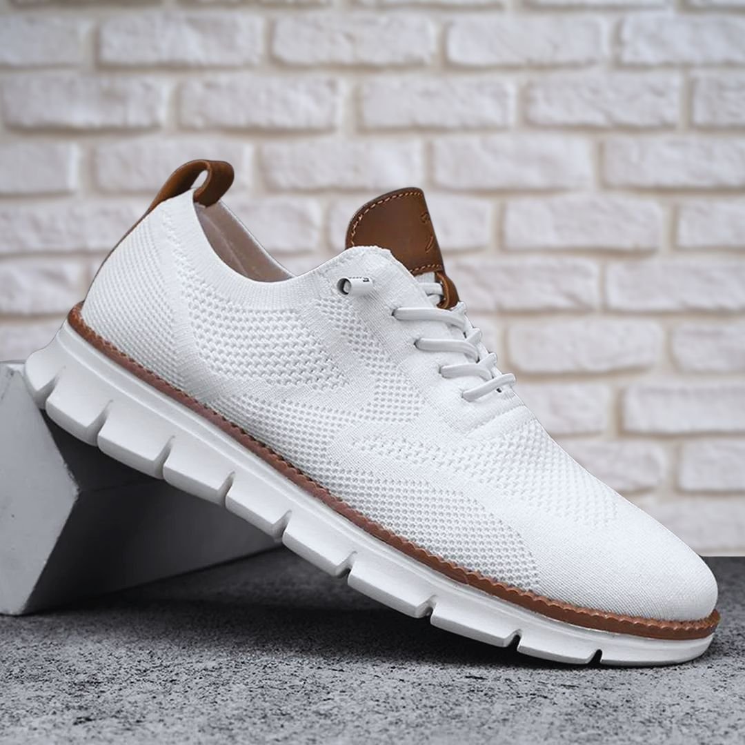 Men's Knit Lace-Up Sneakers