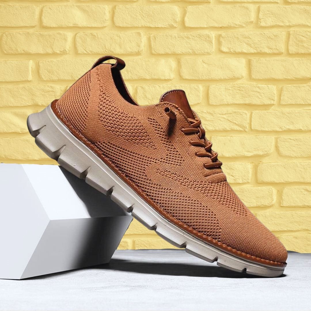 Men's Knit Lace-Up Sneakers
