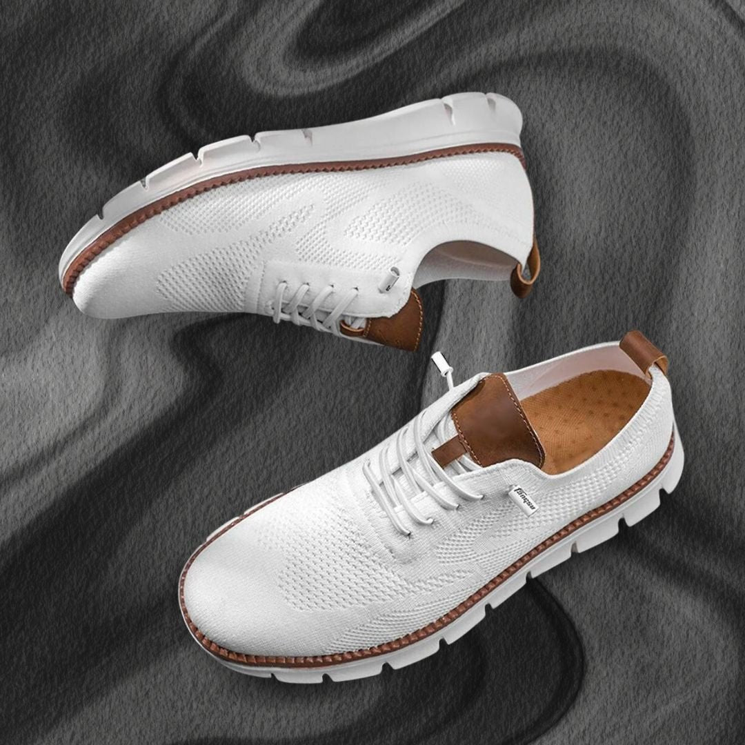 Men's Knit Lace-Up Sneakers