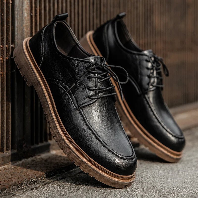 Men's Leather Derby Shoes