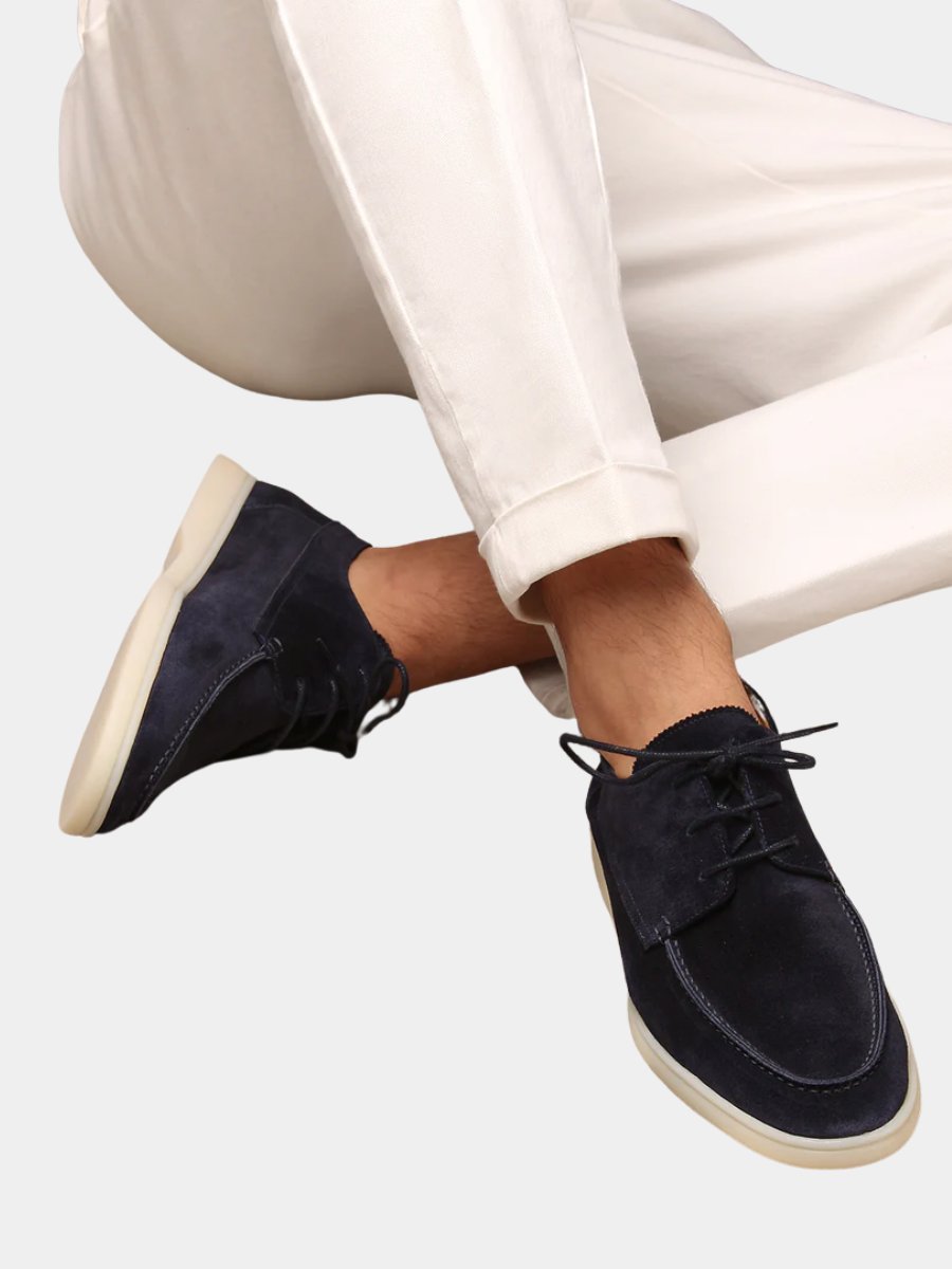 Men's Suede Derby Shoes