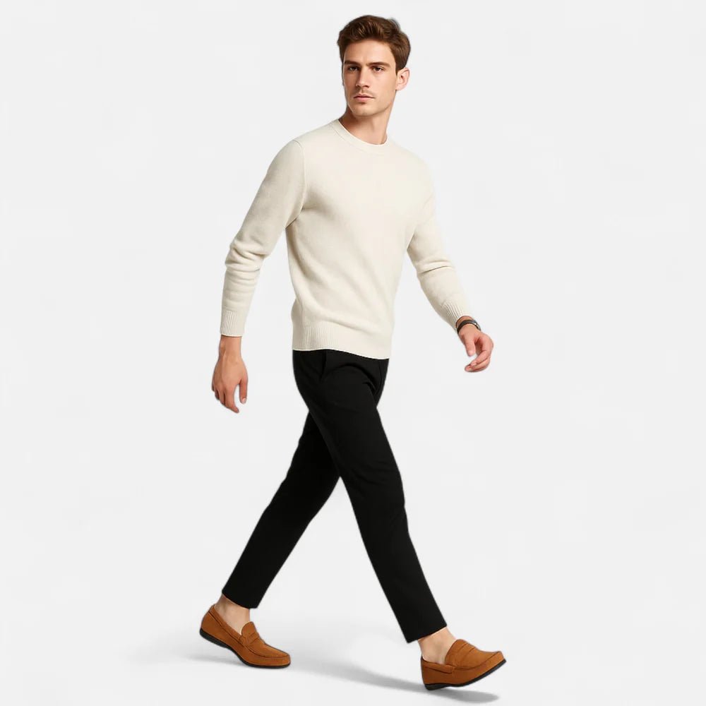 Men's Suede Penny Loafers