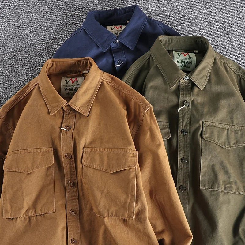 Long Sleeve Cargo Shirt