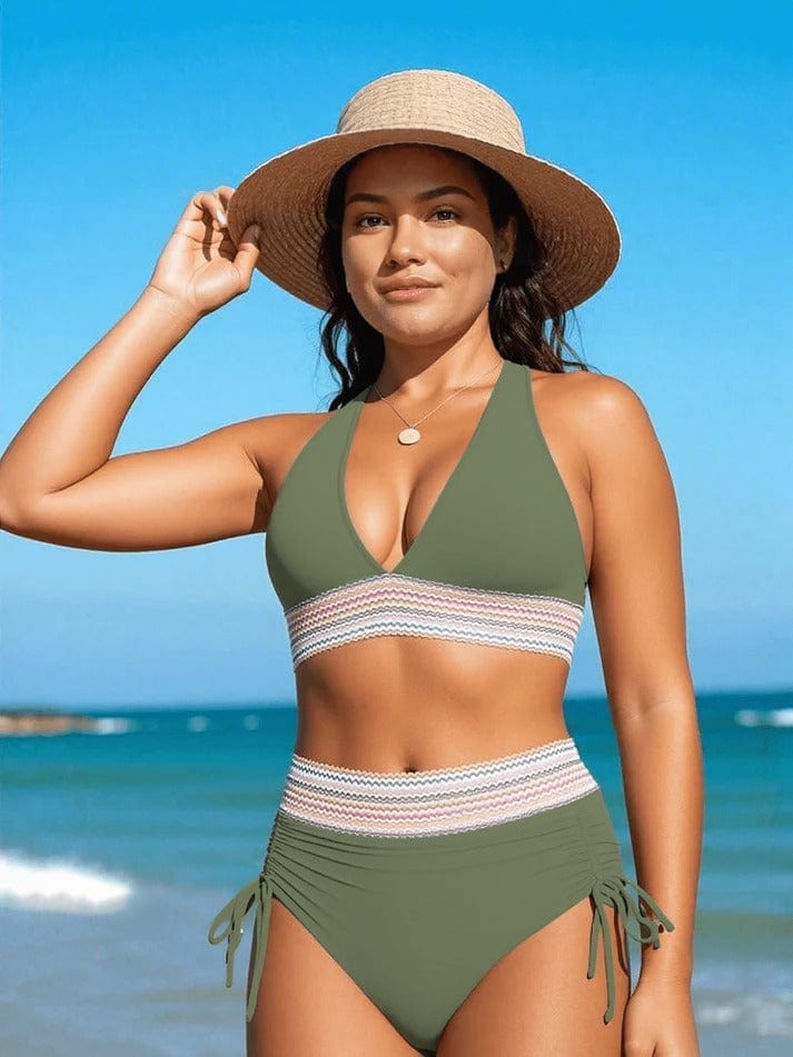 Linda™ | Elegant High Waisted Sculpting Bikini