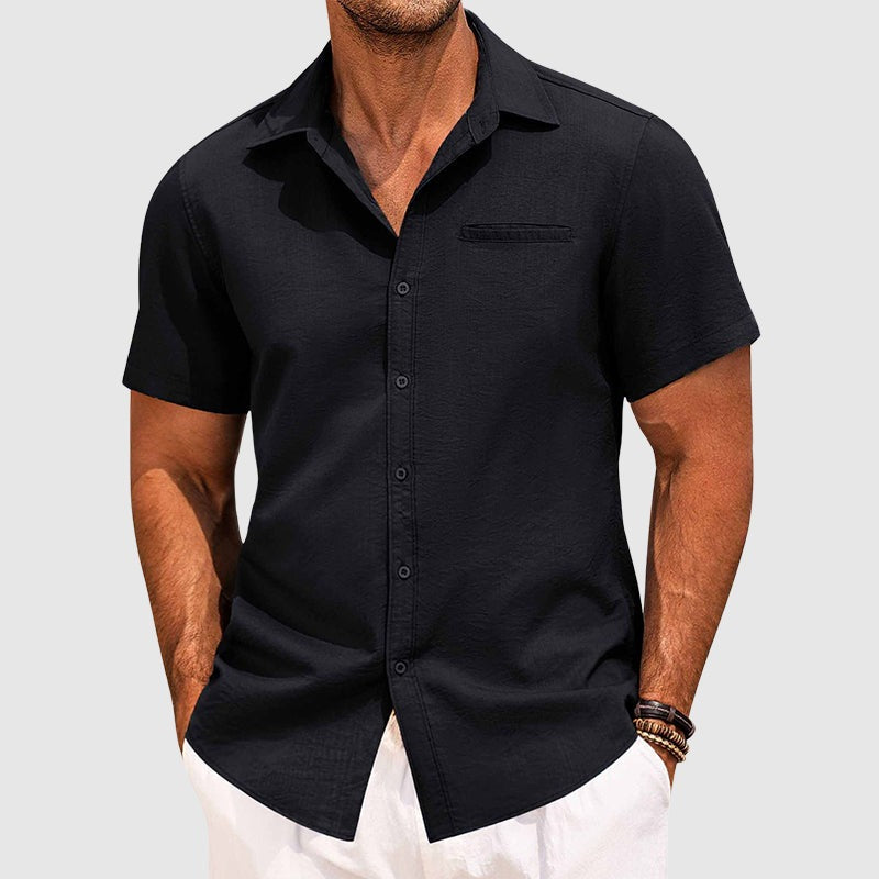 Short Sleeve Shirt - Black