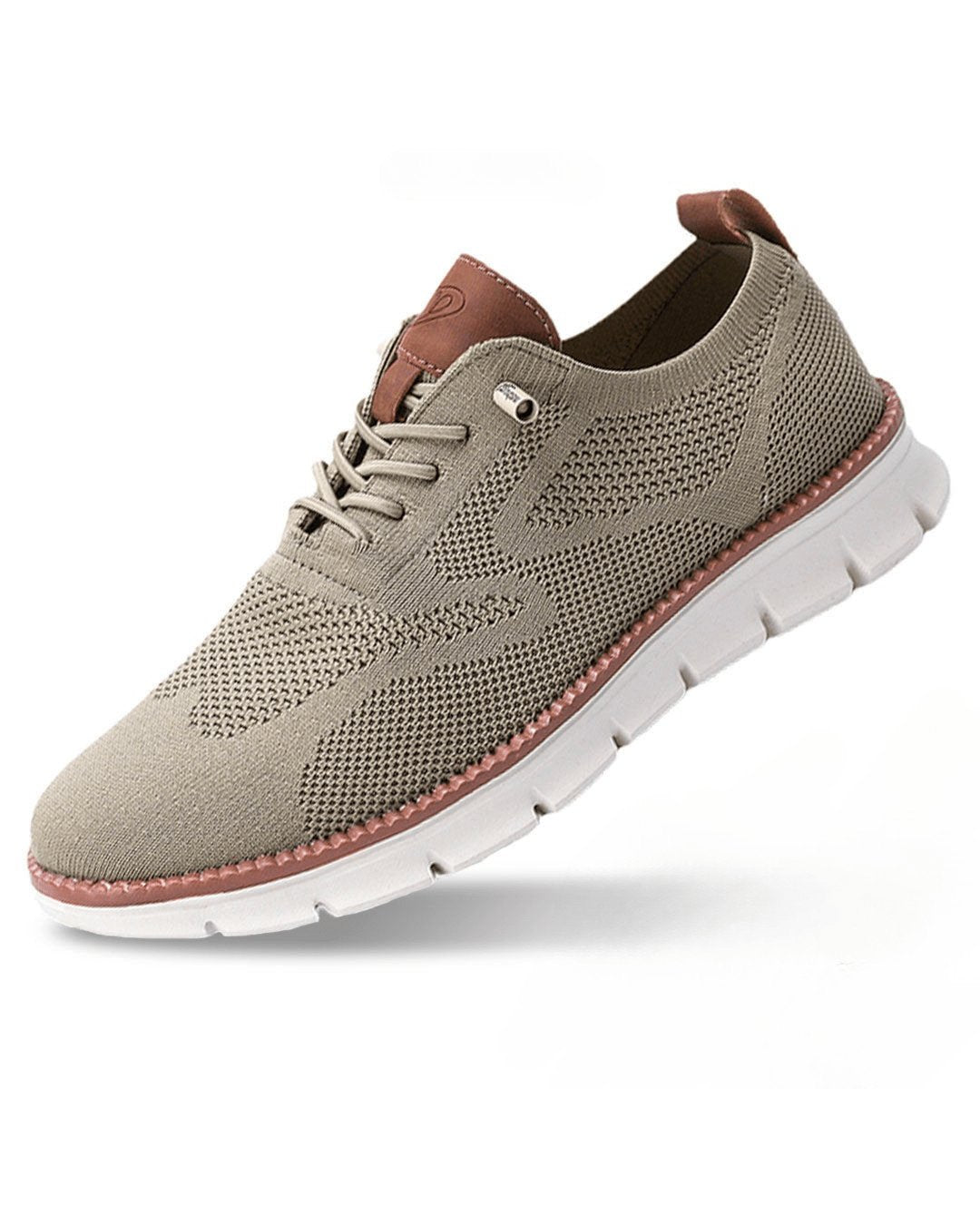 Men's Knit Oxford Sneakers - Beige