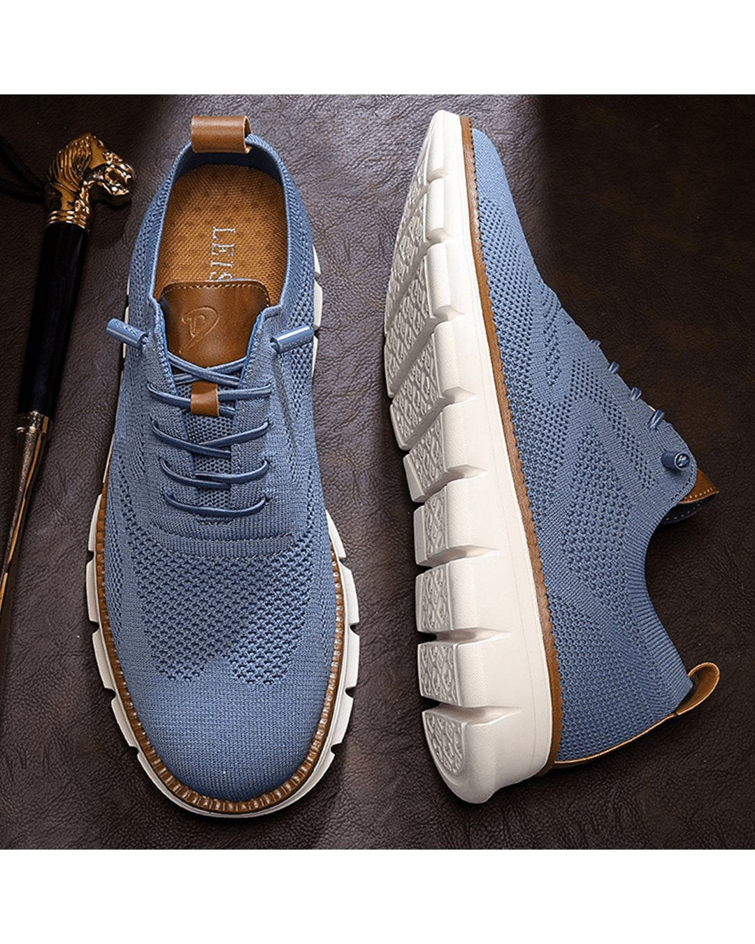 Men's Knit Oxford Sneakers