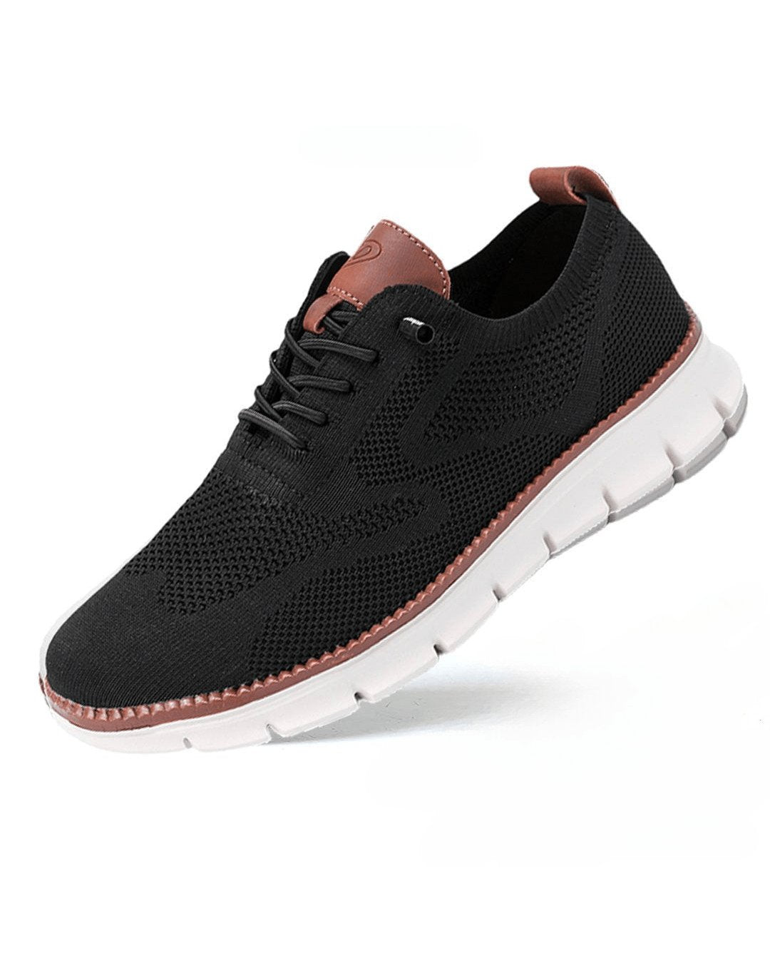 Men's Knit Oxford Sneakers - Black