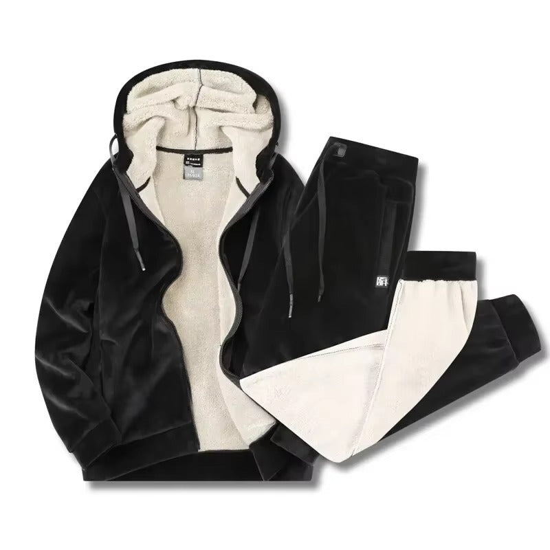 Hooded Tracksuit Two Piece Set