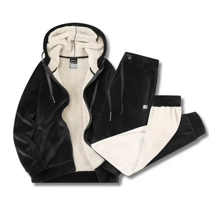 Hooded Tracksuit Two Piece Set