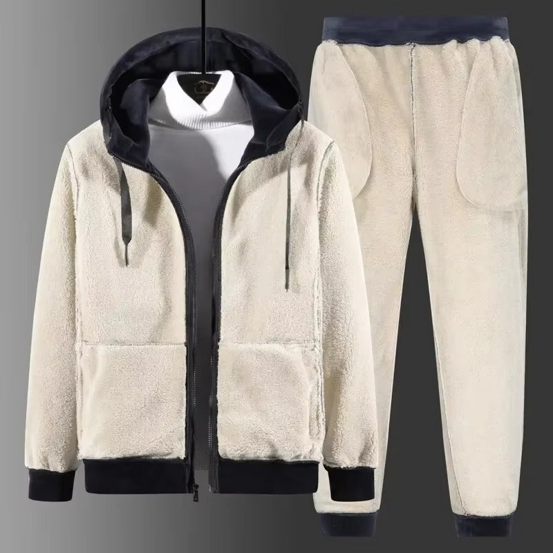 Hooded Tracksuit Two Piece Set