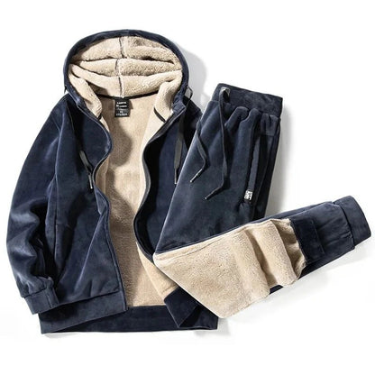 Hooded Tracksuit Two Piece Set