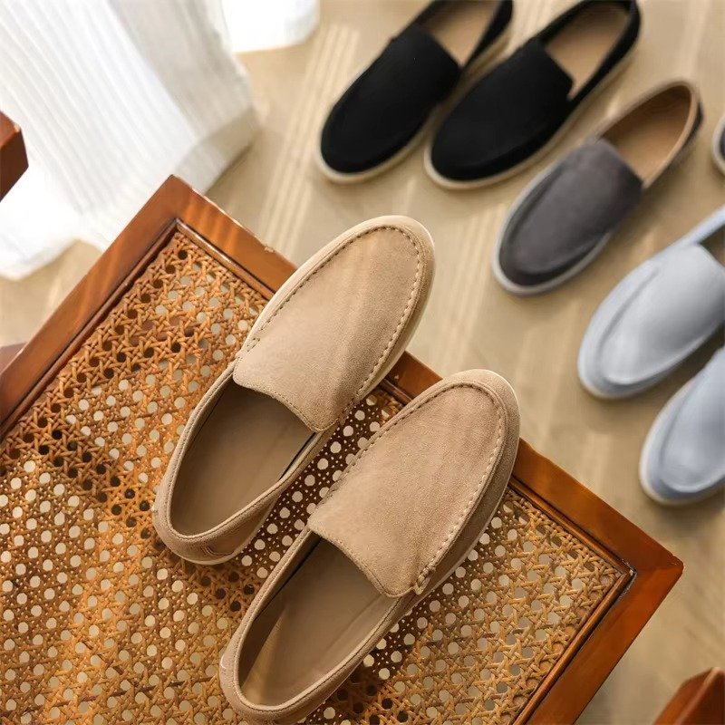 Men's Suede Slip-On Loafers