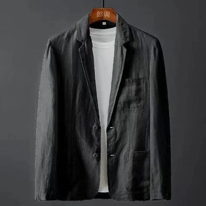 Casual Oversized Blazer - Black