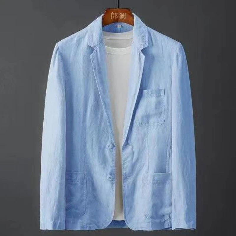 Casual Oversized Blazer - Blue