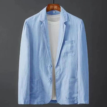 Casual Oversized Blazer - Blue