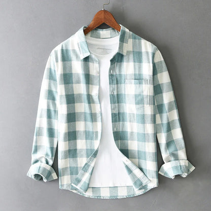 Buffalo Plaid Flannel Shirt - Green