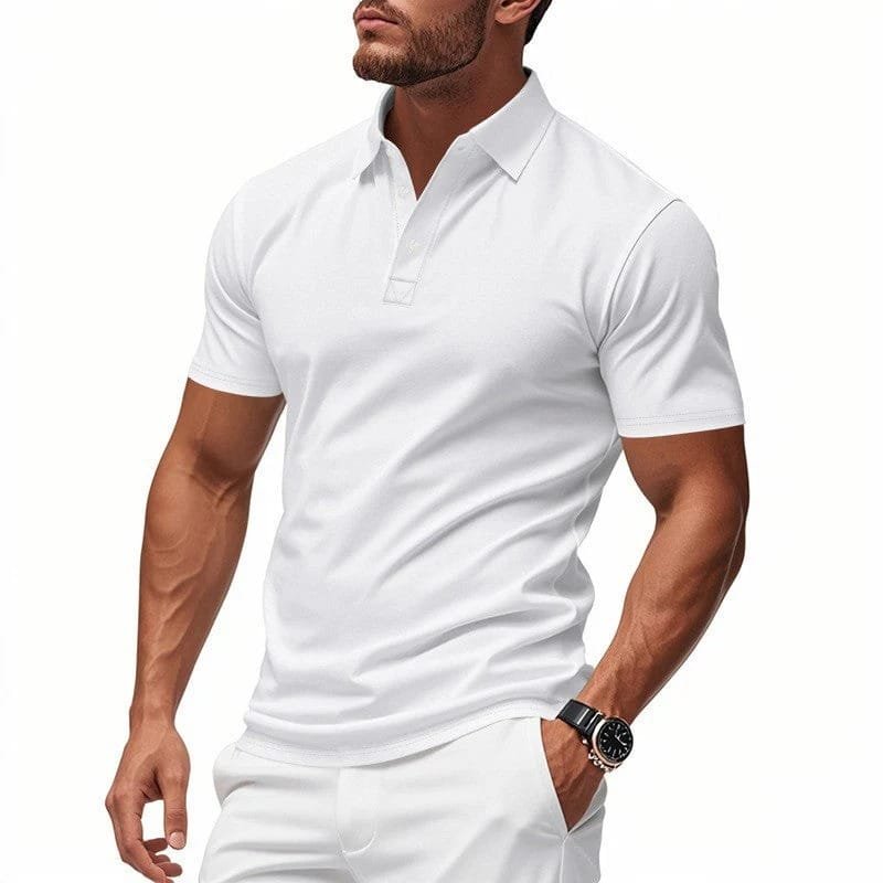 Men's Polo Shirt - White