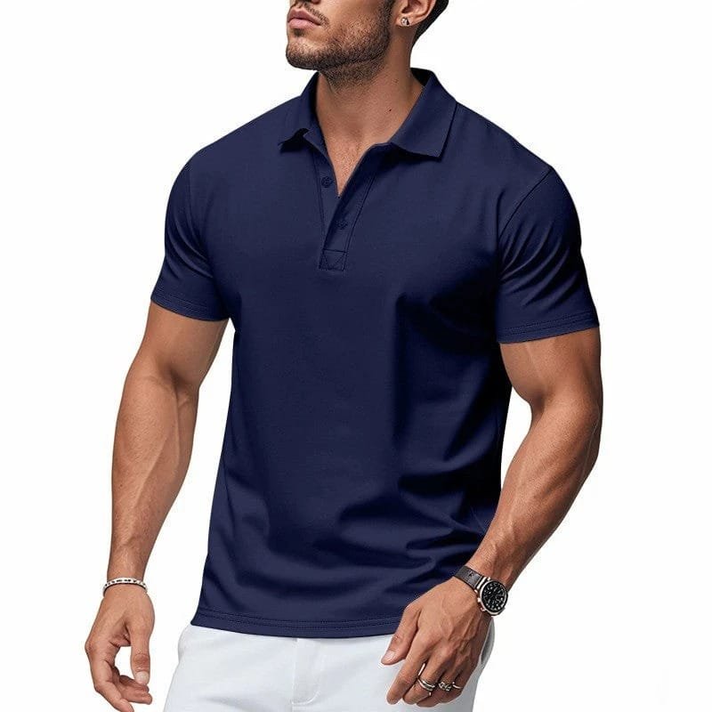 Men's Polo Shirt - Navy Blue