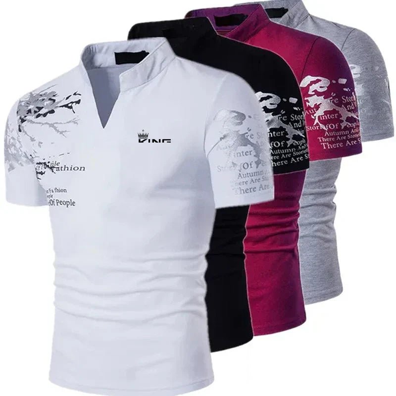 Men's Slim V-Neck T-Shirt