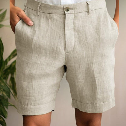 Casual Summer Chino Shorts - Khaki