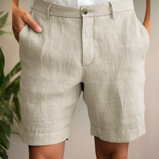 Casual Summer Chino Shorts - Khaki