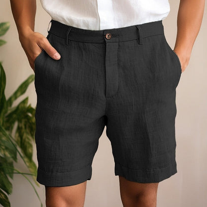 Casual Summer Chino Shorts - Black