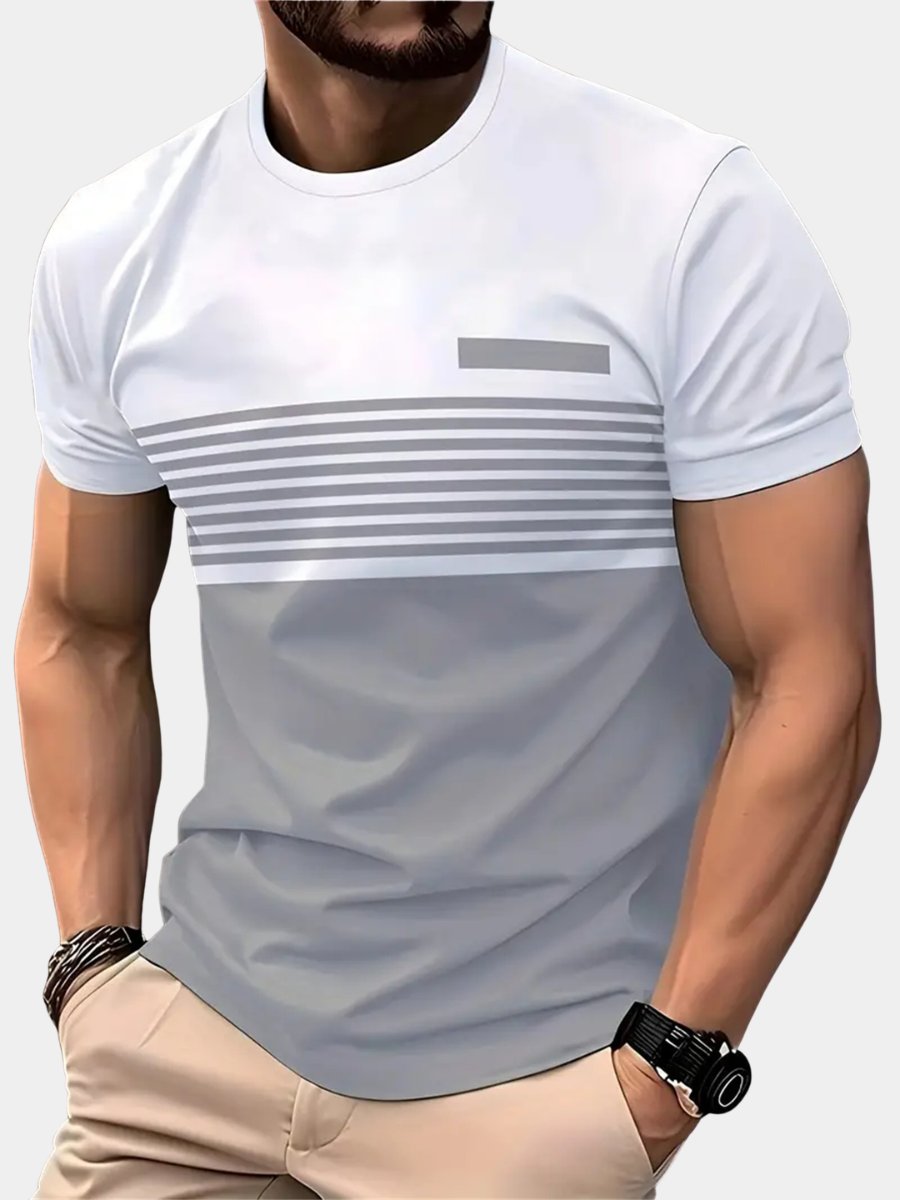 Men's Slim Striped T-Shirt