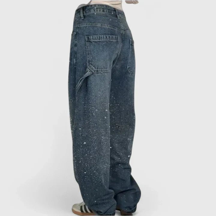Women's High-Waisted Wide-Leg Jeans