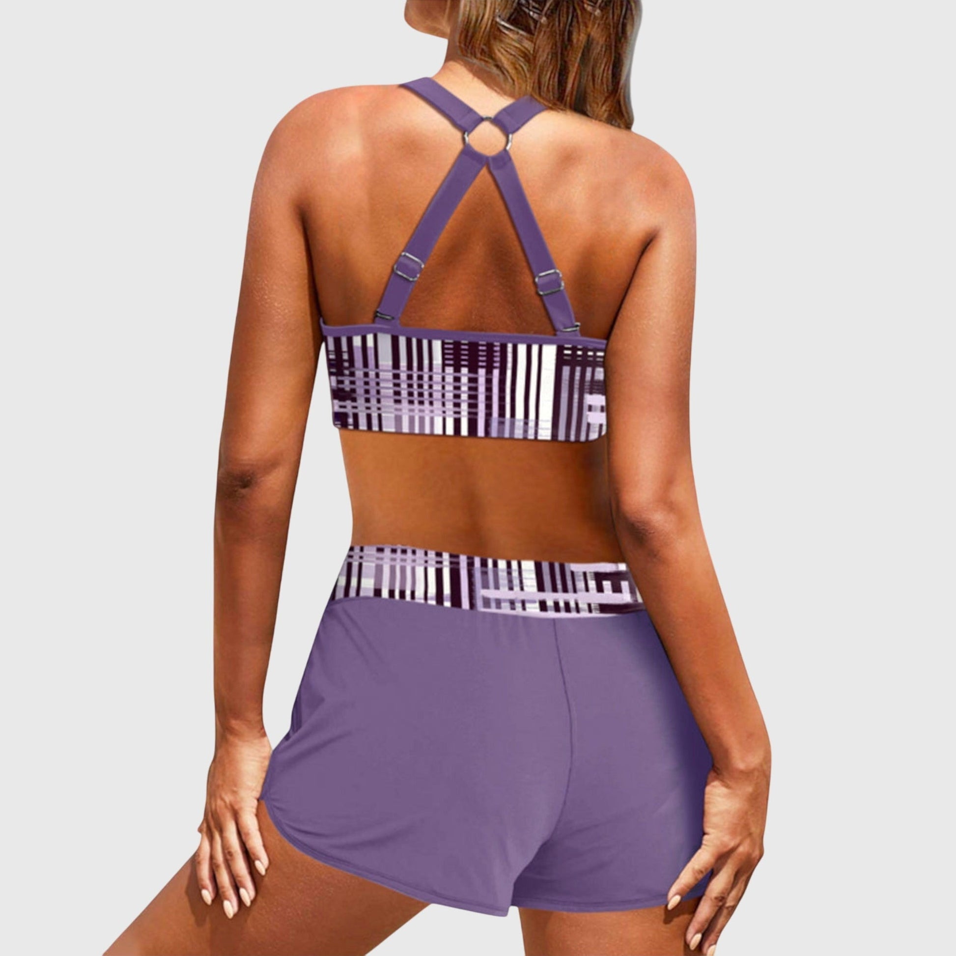 Tankini Shorts Two Piece Set
