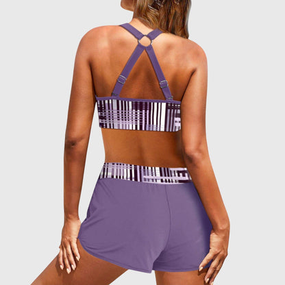 Tankini Shorts Two Piece Set