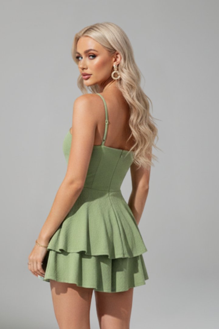 Women's Square Neck Mini Dress