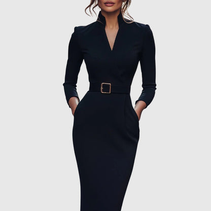 Long Sleeve Bodycon Midi Dress