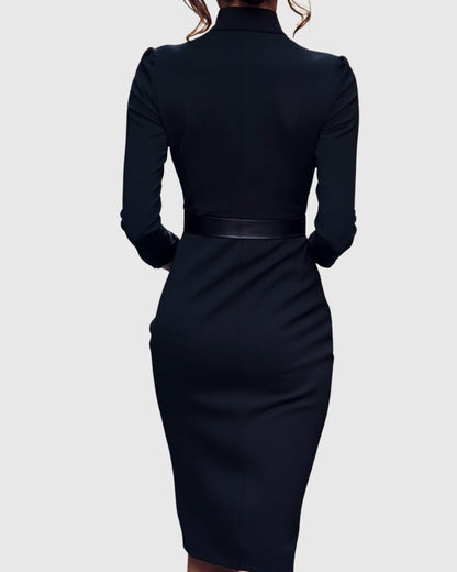 Long Sleeve Bodycon Midi Dress