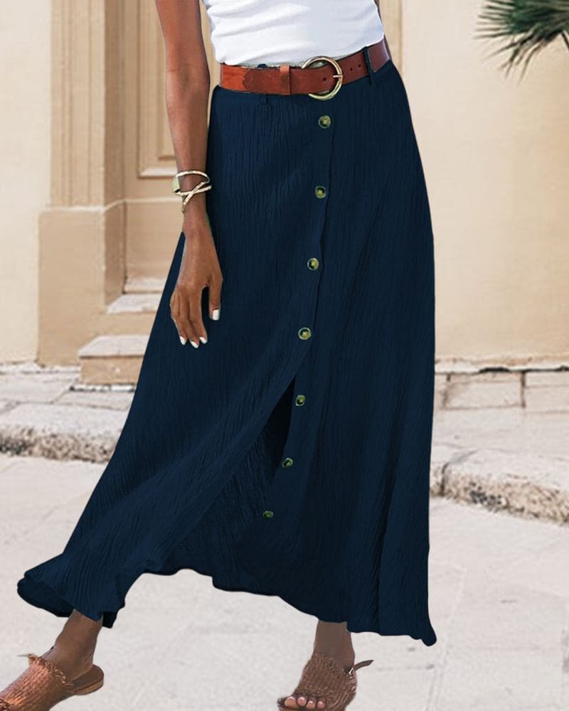 Women's High-Waisted Maxi Skirt