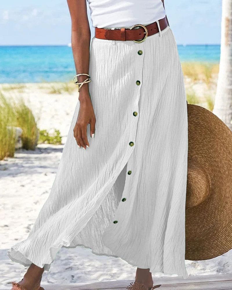 Women's High-Waisted Maxi Skirt