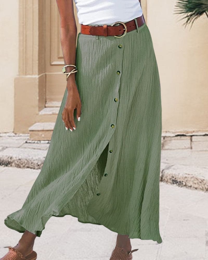 Women's High-Waisted Maxi Skirt
