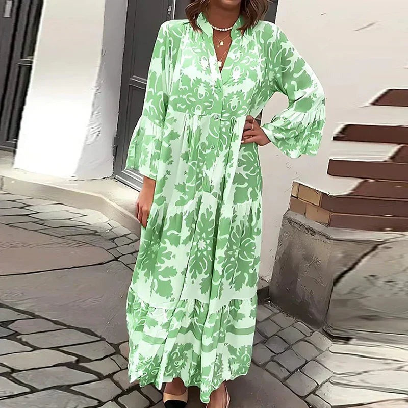 Women's Maxi Dress - Green
