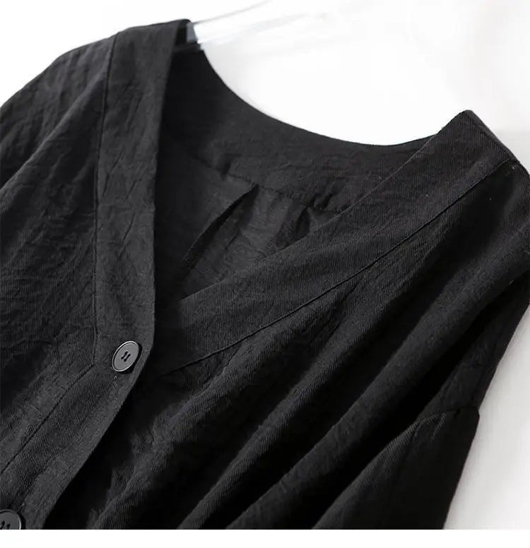 Women's Oversized V-Neck Blouse