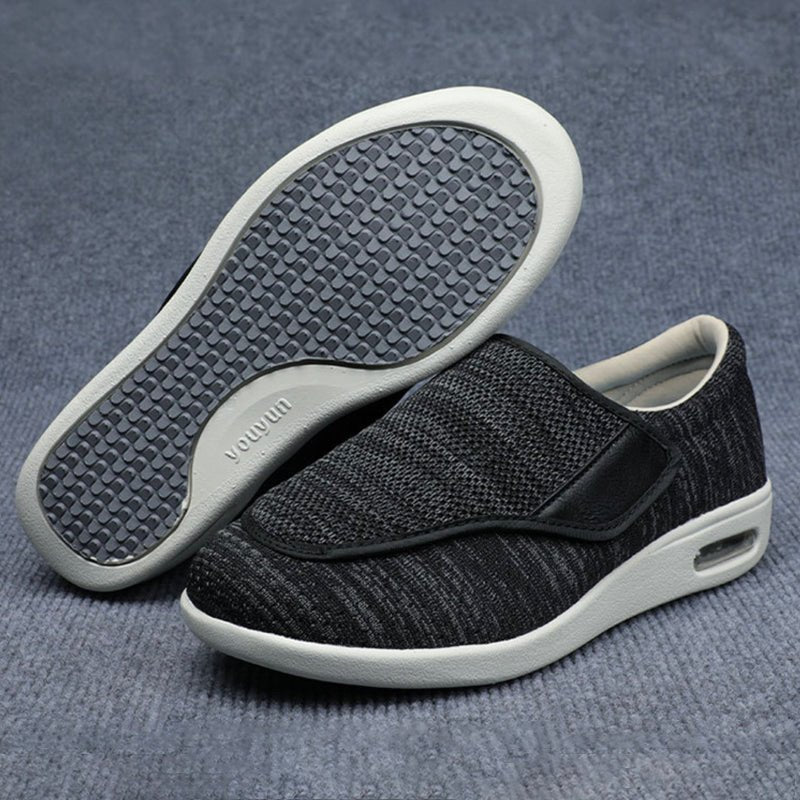 Unisex Wide-Fit Knit Walking Shoes